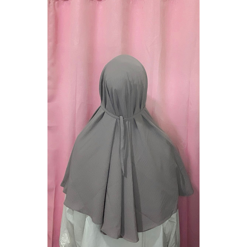 HIJAB BERGO INSTAN CRINGCLE PET TALI L (CRINGCLE AIR FLOW)