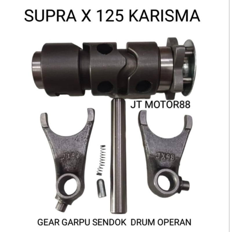 GEAR GIR GIGI SENDOK DRUM OPERAN SUPRA X 125 KARISMA