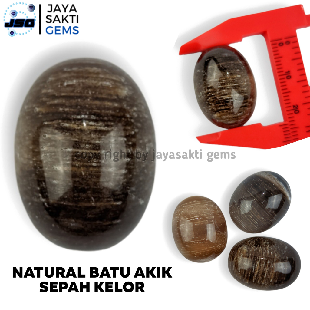 Batu Akik Sepah Kelor Kristal Natural