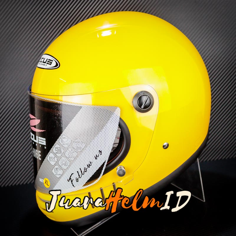 ZEUS HELM ZS816E SOLID / YELLOW / RETRO ZS 816E CLASSIC ZS-816