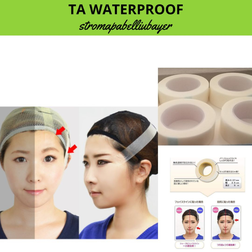 ❤stromapabelliubayer❤TA waterproof face lift tape v shape selotip lakban pembentuk muka wajah /  v s