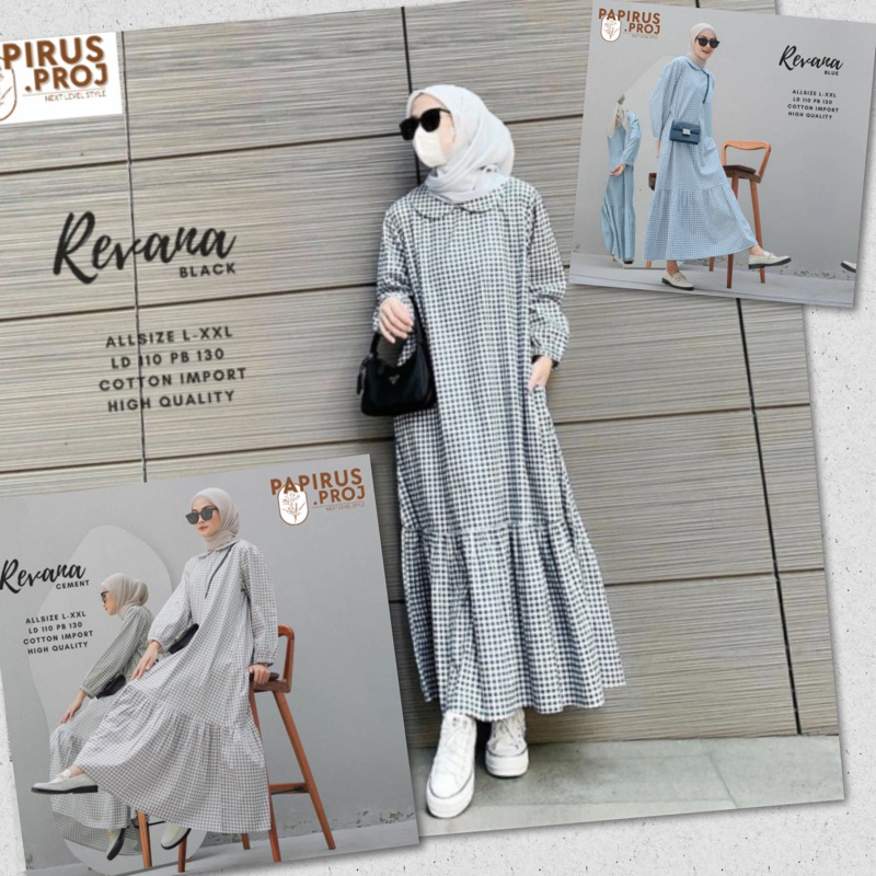 DRESS WANITA | REVANA DRESS BY PAPIRUS.PROJ