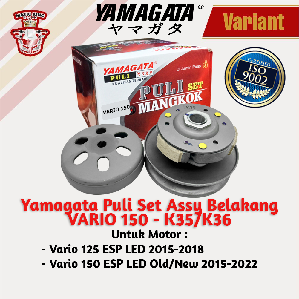 Pully Pulley Puli Belakang assy Honda PCX / ADV 150 2014-2021 K35/K97 Yamagata