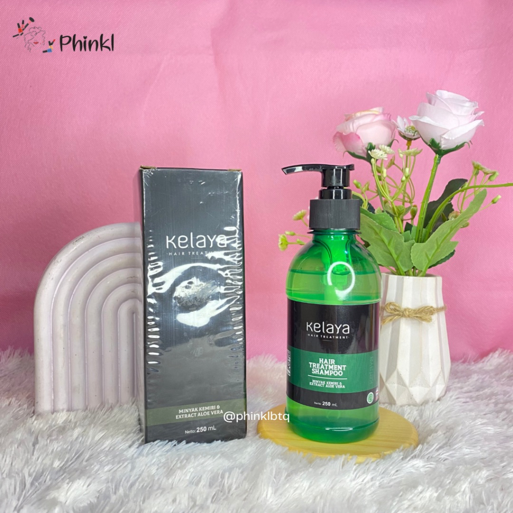 `ღ´ PHINKL `ღ´  KELAYA Shampo Hair Treatment 250ml untuk mengatasi rambut rontok kasar kusam hairfall