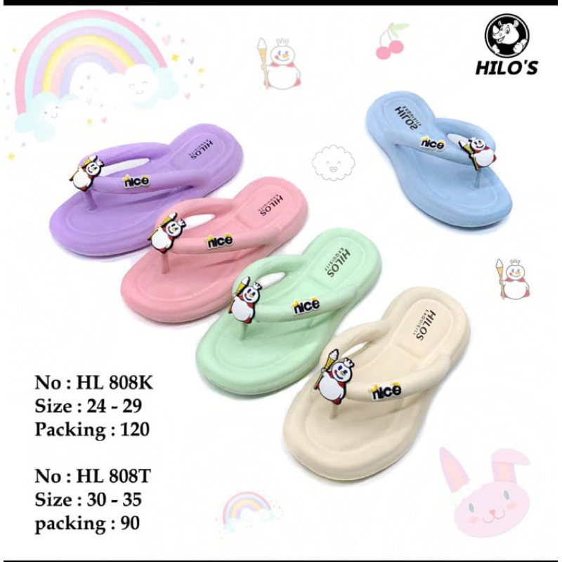 Sandal Anak Perempuan Motif MIXUE Viral Sandal Anak Kekinian Bahan Eva Sandal Jepit Anak Cewek Terbaru