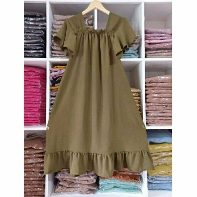 BAJU DASTER DRESS FUJI DRESS LAURA DASTER CRINKLE / DASTER CRINKLE LAURA