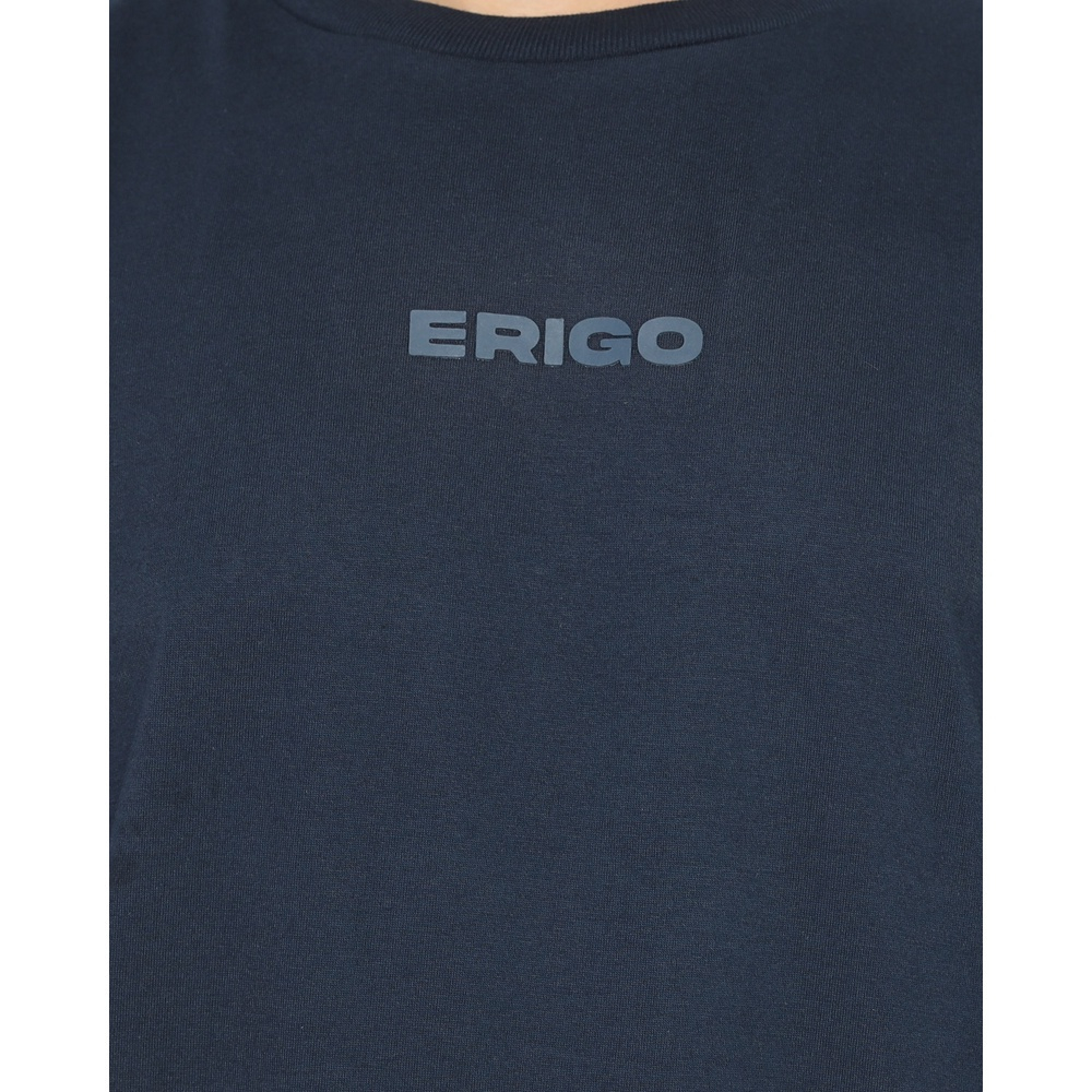 Erigo T-Shirt Oversize Garret Navy Unisex Unisex Oversize Pria Wanita Size M - XL Kaos Sablon Timbul