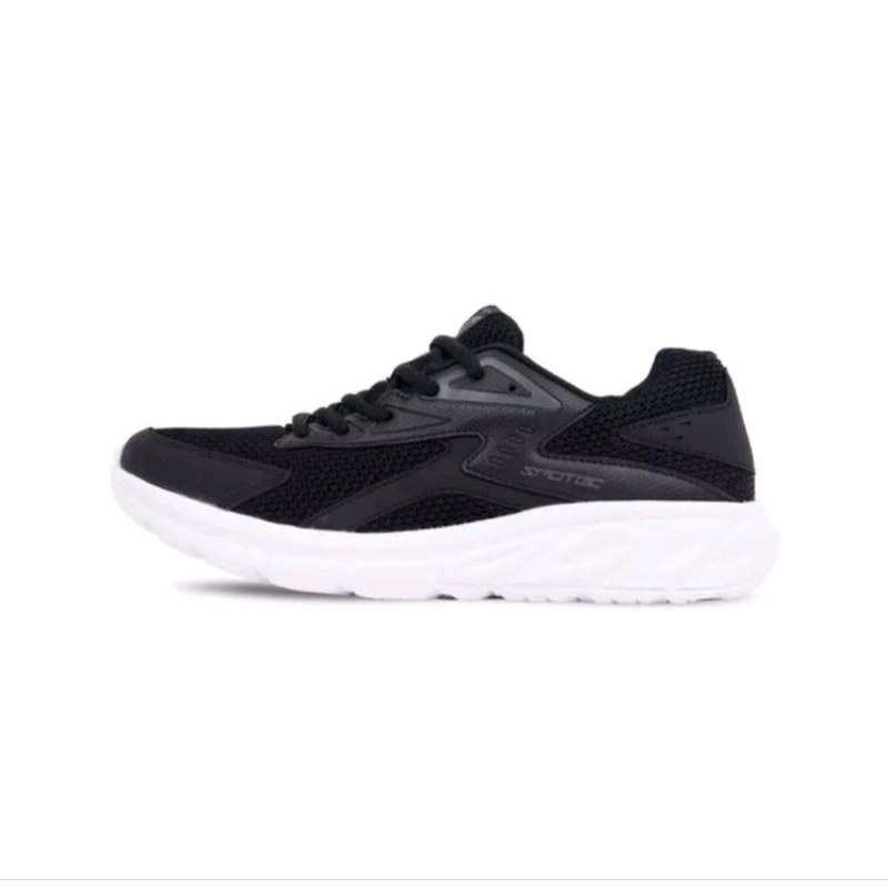 SPOTEC Sepatu Running Spotec Calvin Hitam Putih