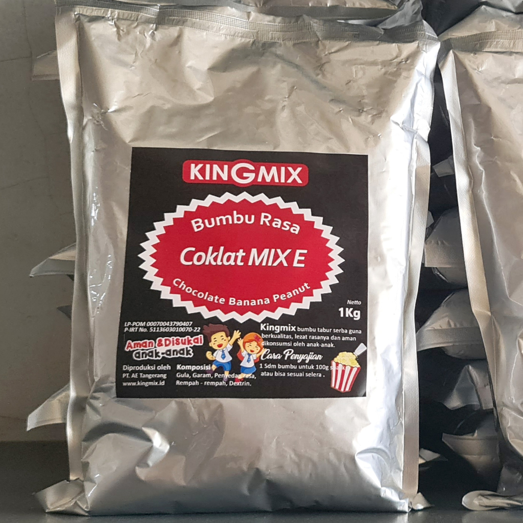 

Bumbu Tabur Rasa Coklat Pisang Kacang 3on1 Kingmix Platinum 1 KG