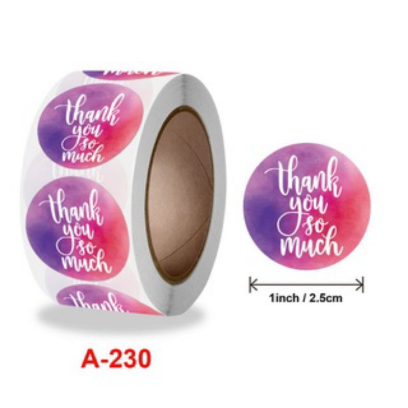 

KF | Label sticker thankyou 500 pcs