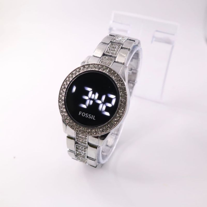 jam tangan rantai digital wanita