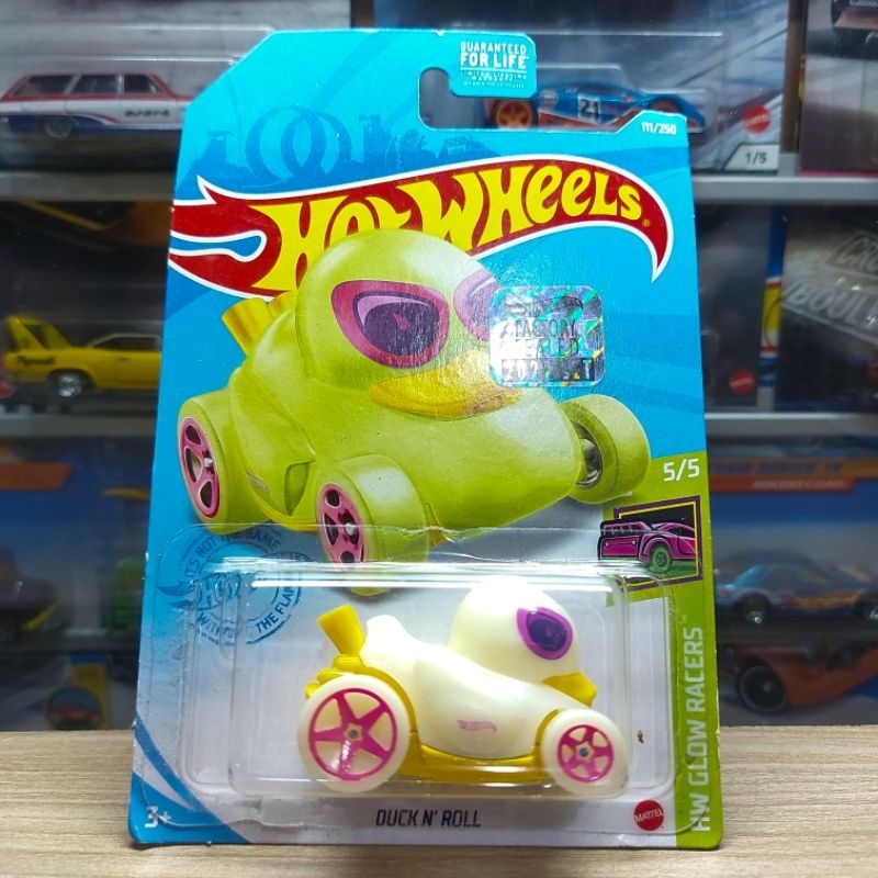 HOT WHEELS DUCK N ROLL - GLOW IN THE DARK - FS 2021