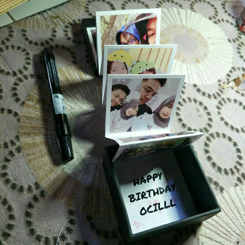 Pop-Up PHOTO BOX (Memory Box) 10 SHEET| Hadiah Ulang Tahun tersayang | Kado Anniversary Unik | Kado terhits Hampers ™