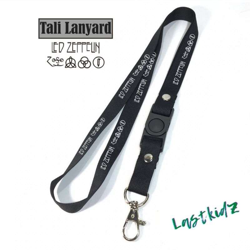 

Lanyard LED ZEPPELIN tali lanyard MUSIC ROCK gantungan kunci name tag id card kartu nama / lanyard podss vapee THE ZEPPELIN gantungan / bisa cod lanyard best seller lanyard hitam lanyard murah MUSIC ROCK INGGRIS