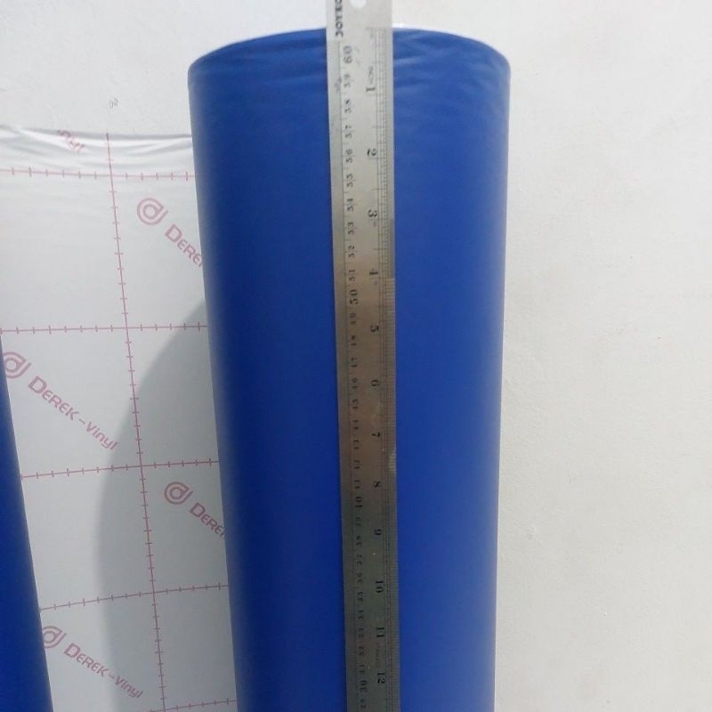 Skotlet biru dongker doff lebar 60cm