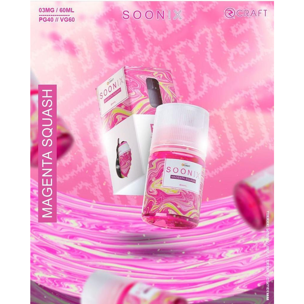 SOONIX MAGENTA SQUASH 60ML