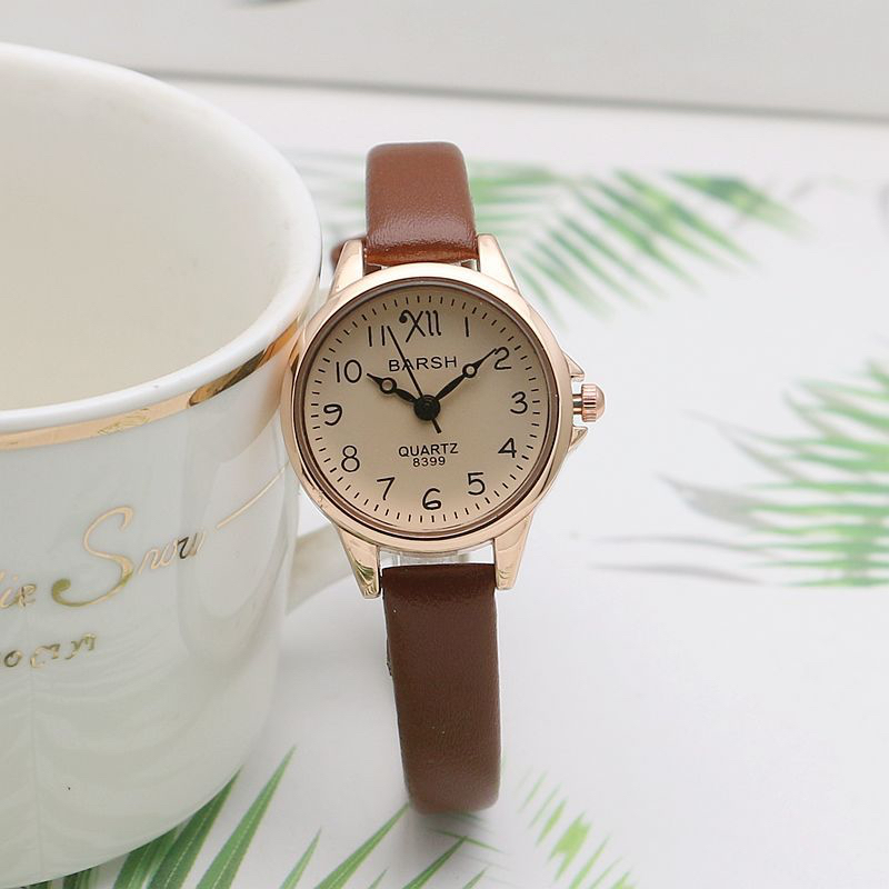 KOOLEY Jam Tangan Wanita BARSH Analog Vintage Ulzzang Korea KY-CA022