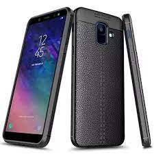 CASE SAMSUNG A7 2017 - SLIM LEATHER CASE AUTOFOCUS SAMSUNG A6 2018 HITAM CASE AUTO FOCUS SAMSUNG A6 