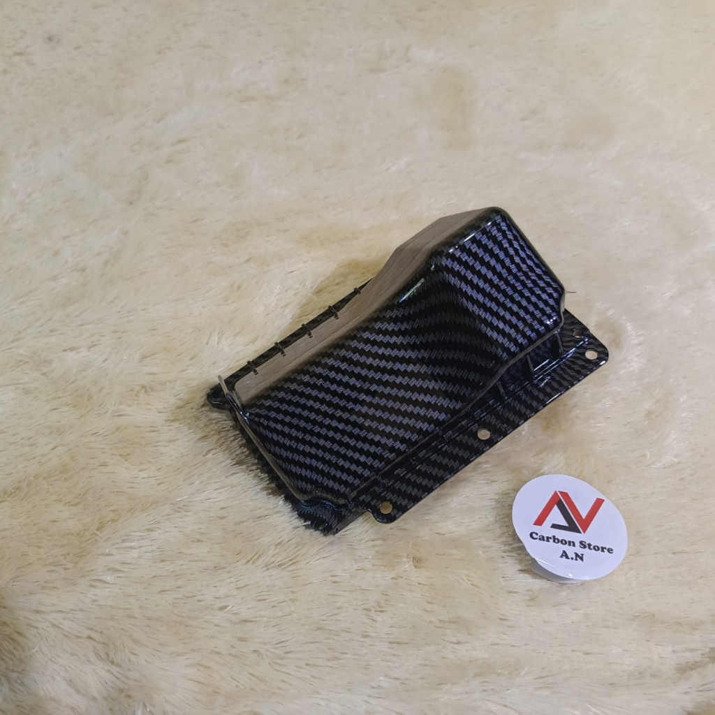 Tutup Filter Mio Karbu Sporty Smile Soul Full Carbon - Karbon Celup - Karbon WTP - Karbon Cover Body