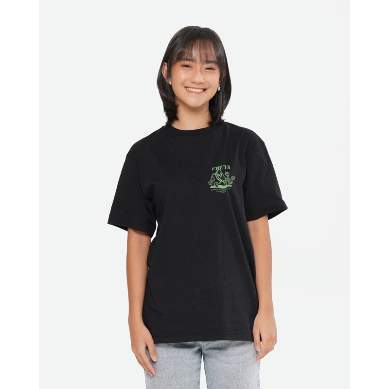 Tshirt Oversize Erigo X JKT48 Vol.3 Tim Freya Hitam Unisex (XXL)