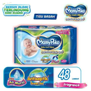 Mamypoko Pants Baby Care Wipes Air Murni