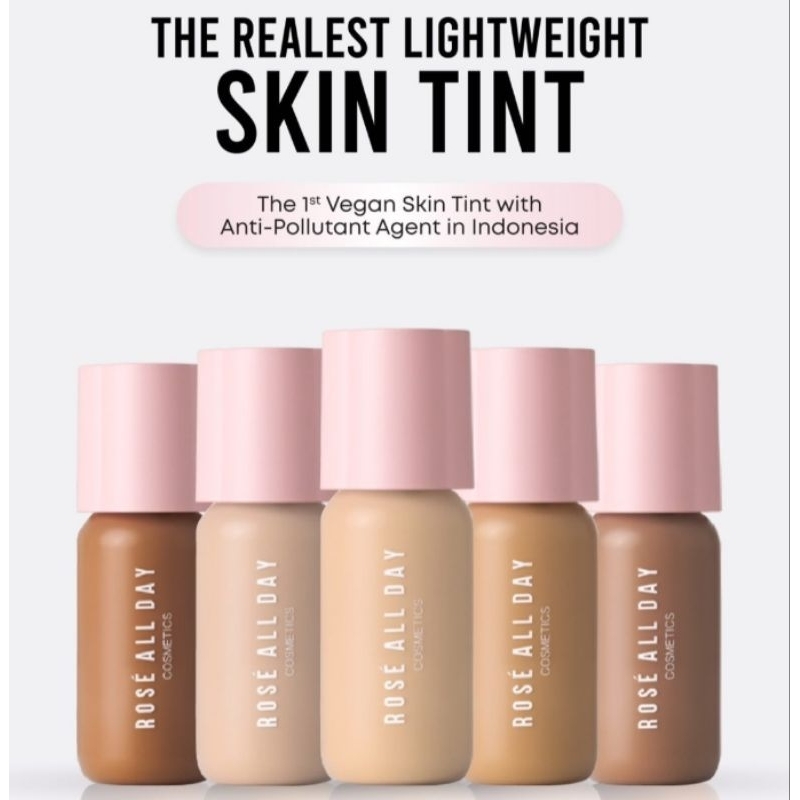 Rose All Day The Realest Lightweight Skin Tint - Skintint Rose All Day - Rose All Day Skintint