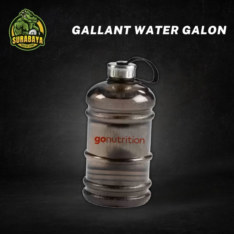 Shaker Gallon Galon Original Gallant Nutrition 2.5 Liter Botol Minum Besar Jumbo Fitnes Fitness Gym Bottle