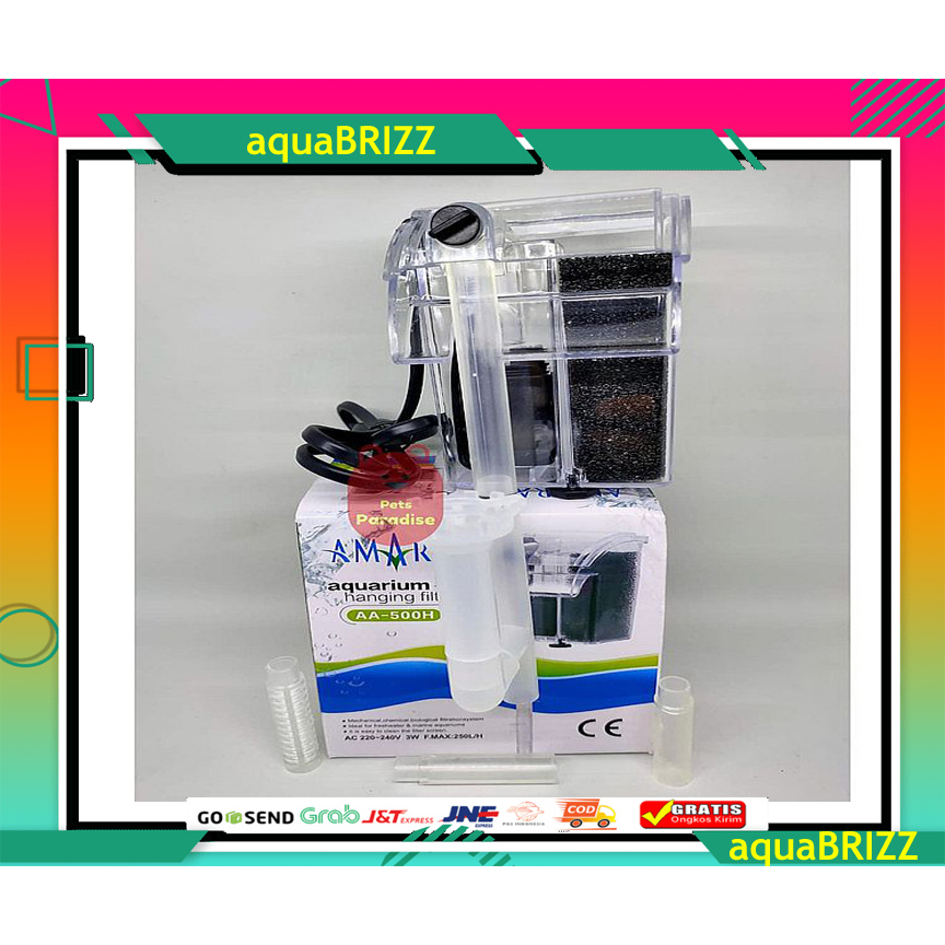 PROMO Hanging Filter Gantung Hang On Aquarium - Aquascape Amara AA 500