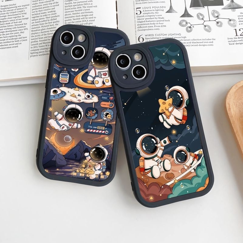 Soft Case Motif Astronot Animal For All Type