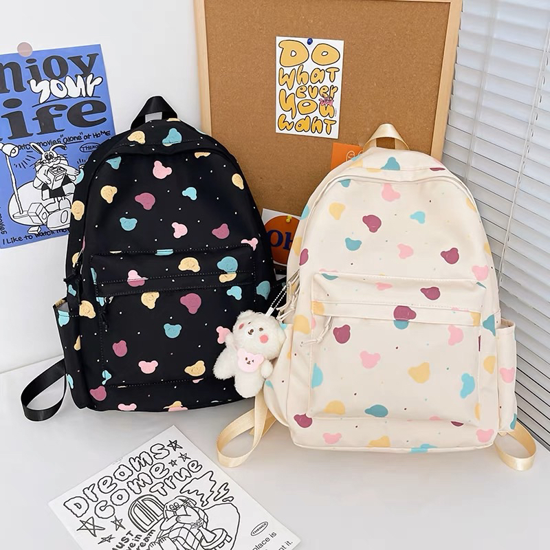 LITTLE DAISY | CANDICE Tas Ransel Wanita Import Premium Quallity / Kids Schoolbag Backpack / Trendy Backpack Sekolah Perempuan Stylish Tas Punggung Multifungsi