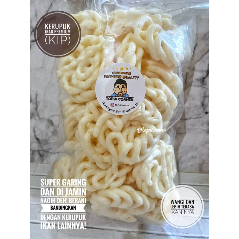 

Kerupuk Ikan Premium (KIP) by TOPUICORNER || PREMIUM QUALITY & FRESH MADE !! RASA IKAN LEBIH TERASA