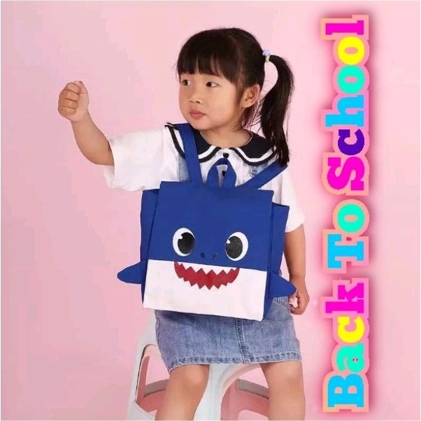 samasuka.shop - Tas Sekolah Anak Perempuan Tk / Tas Anak Laki-Laki Paud / Tas Anak Perempuan Terbaru / Tas Ransel Sekolah Anak Laki-laki Perempuan SD PlayGroup / Canvas Kuning Biru Pink / Kid's Cartoon Backpack