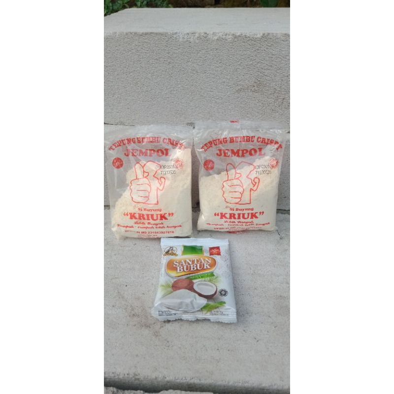 

Tepung Jempol kriuk#Pembelian 2 pcs gratis santan bubuk#