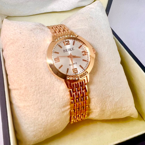 CREMONA Jam Tangan Cewek Import Fashion Mewah Analog Stainless Steel Permata Murah Kecil