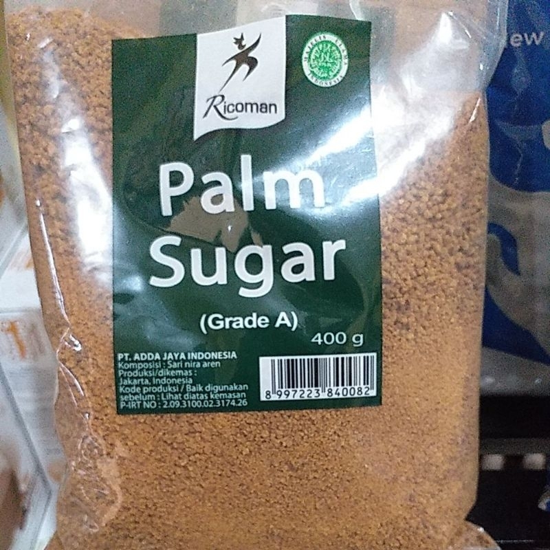 

palm sugar Ricoman || Gula aren bubuk 400gr (Grade A)