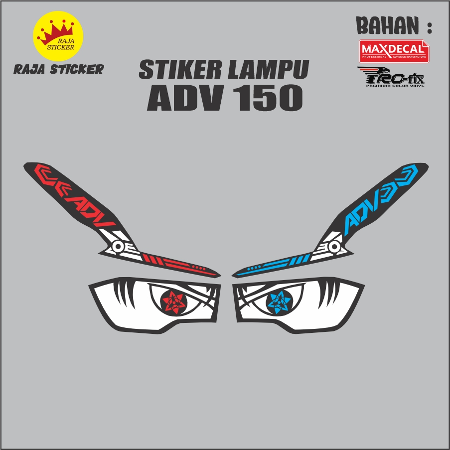 STICKER STIKER LAMPU MATA DAN ALIS HONDA ADV