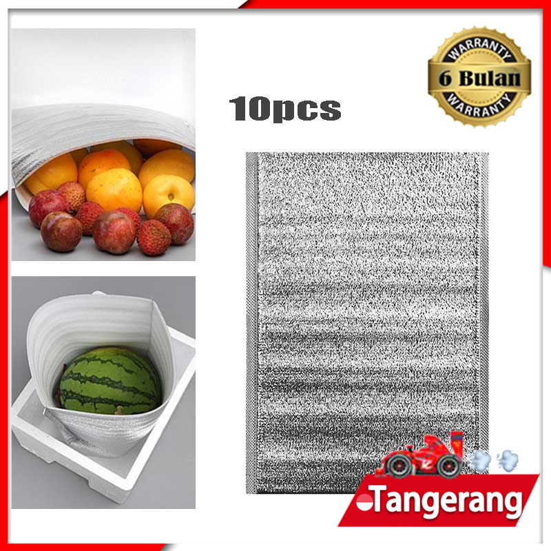 10pcs/Set Insulation Thermal Bag Insulation Pouch Thermal Pouch Packaging Tahan Suhu Panas Dingin 35x25