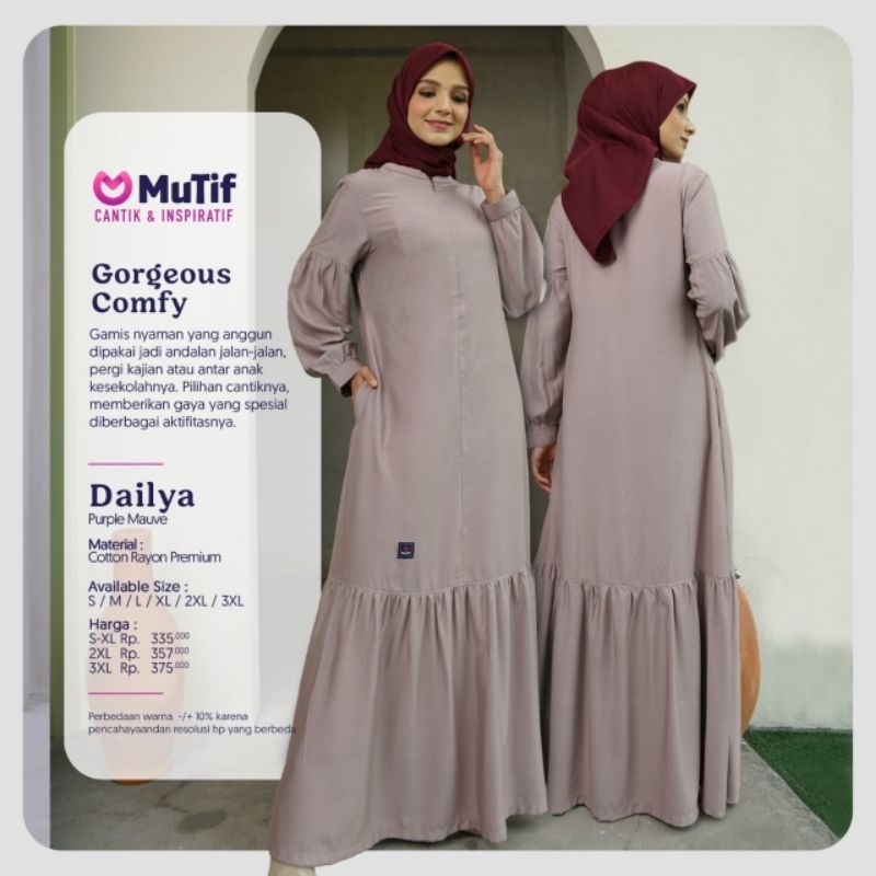 GAMIS MUTIF DAILYA NEW