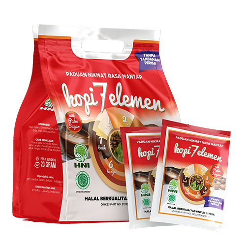 

KOPI 7 ELEMEN ISI 20 SACHET - Kopi Herbal Rempah Rempah herbal