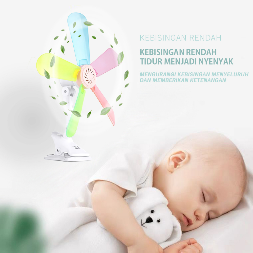 KIPAS ANGIN DINDING MEJA JEPIT 3IN1 BERWARNA CANTIK - YOSINOGAWA
