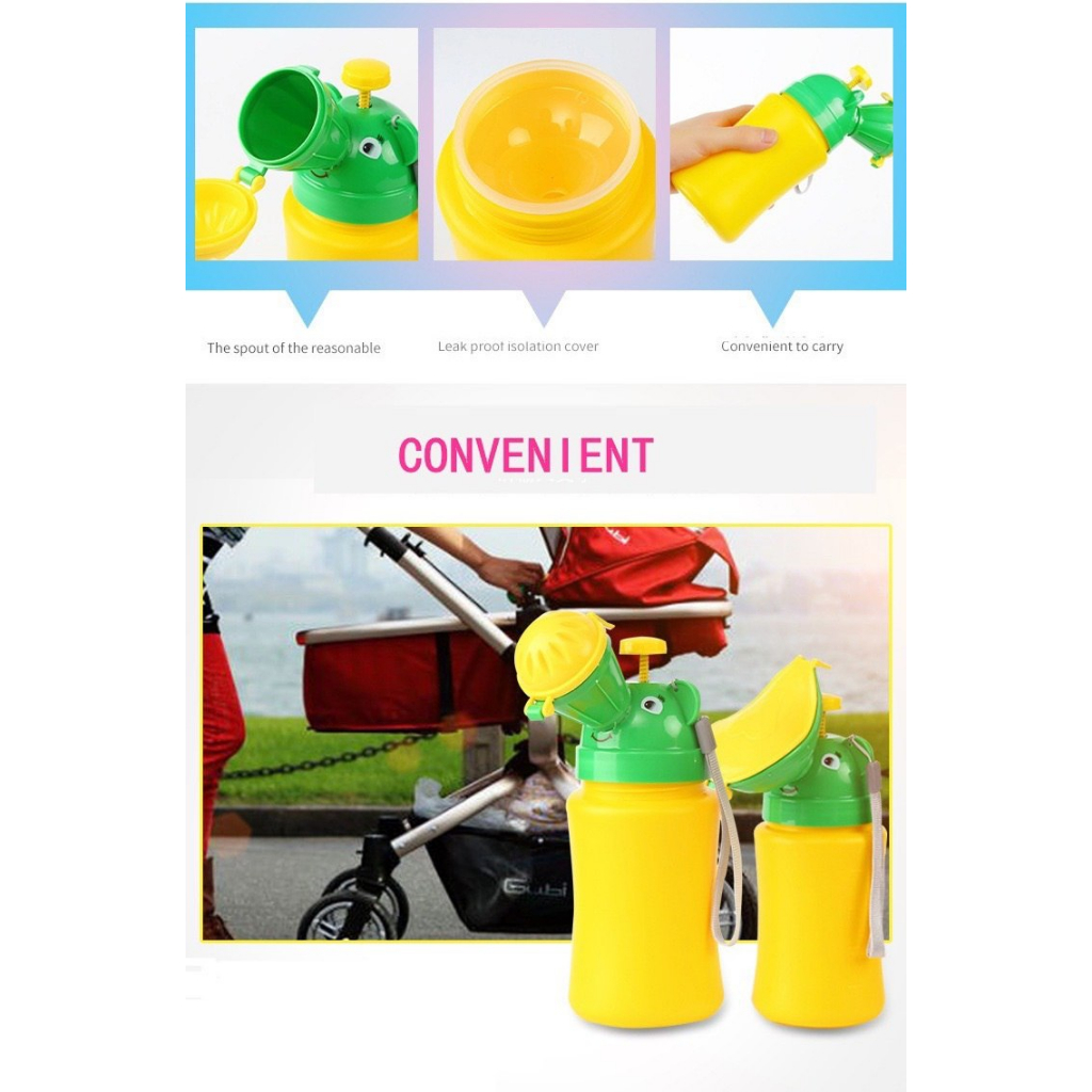 LID012 Travel Botol Pispot Portable Bayi/ Balita Shoes . Travel Botol Pispot Portable