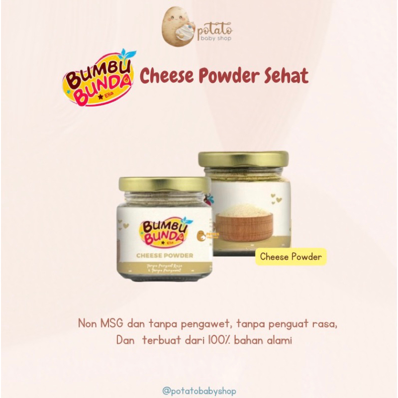 Bumbu Bunda Cheese Powder - Keju Bubuk Non MSG