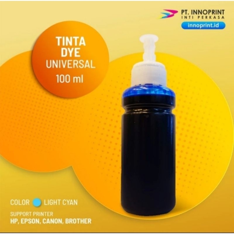 Tinta Botol Cair Bisa Untuk Semua Printer Tanpa Label 100 ml CMYK
