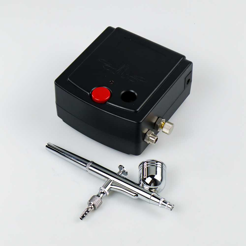 KMOON Air Compressor Airbrush Tatto Nail Art with Spray Gun - T-100