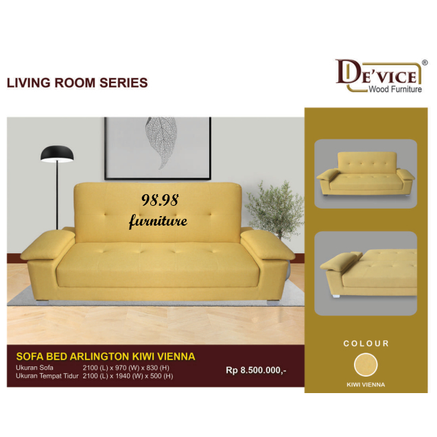 SOFA Bed Arlington Kiwi Vieena - Medan
