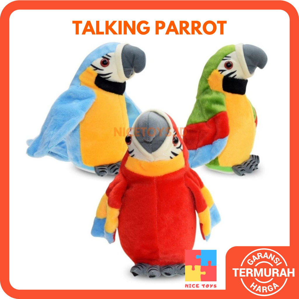 Boneka Talking Parrot Boneka Bicara Talking Doll Boneka Bayi Lucu Mainan Boneka Bayi Berbicara