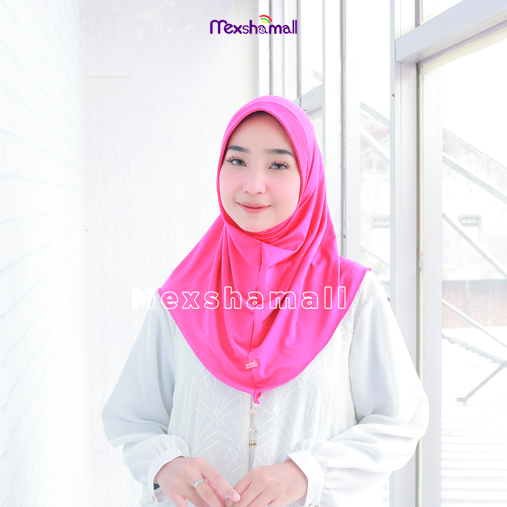 Bergo Sport Jersey Premium I Kerudung Bergo Olahraga Jersey Menutup Dada By Shamira