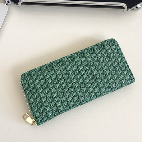 DOMPET PANJANG WANITA RESLETING PREMIUM IMPORT KULIT HIJAU SANCERE WA743G3 KARTU UANG KOIN BRANDED CEWEK KOREA KEKINIAN TERBARU FASHION BATAM MURAH SIMPLE LUCU