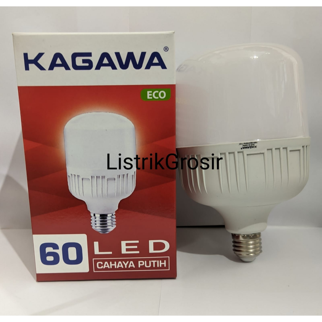 KAGAWA Lampu Led Kapsul Bohlam Tabung 60w 60 Watt By Tesla Orenchi