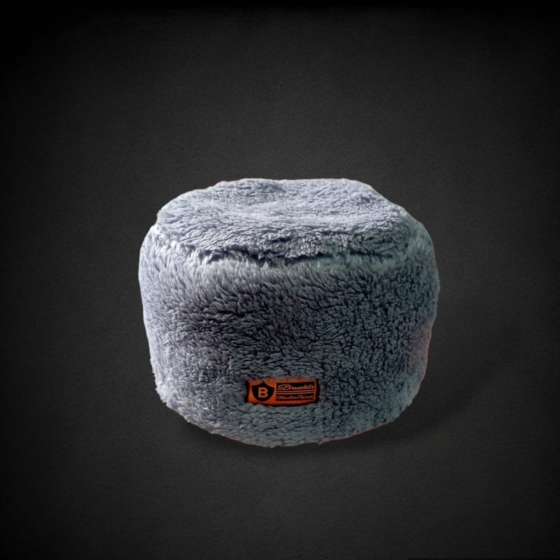 Peci Songkok Kopiah Rusia BREADSTR Abu-abu Tua Bulu Bahan Lembut Halus - Peci Kopeah Dewasa Laki-lak